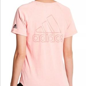 Adidas Women’s image t-shirt / tee size  large ora